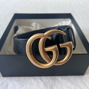 Gucci Marmont Double G Belt- standard width size 85-34